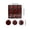 Red, variant on 9 Pack Blue Flocked Velvet Christmas Ball Ornaments,3.15in Glitter Diamond Lattice Textured Hanging Baubles,Luxury Suede Balls for Christmas Tree,Winter Holiday Xmas Home Party Decor
