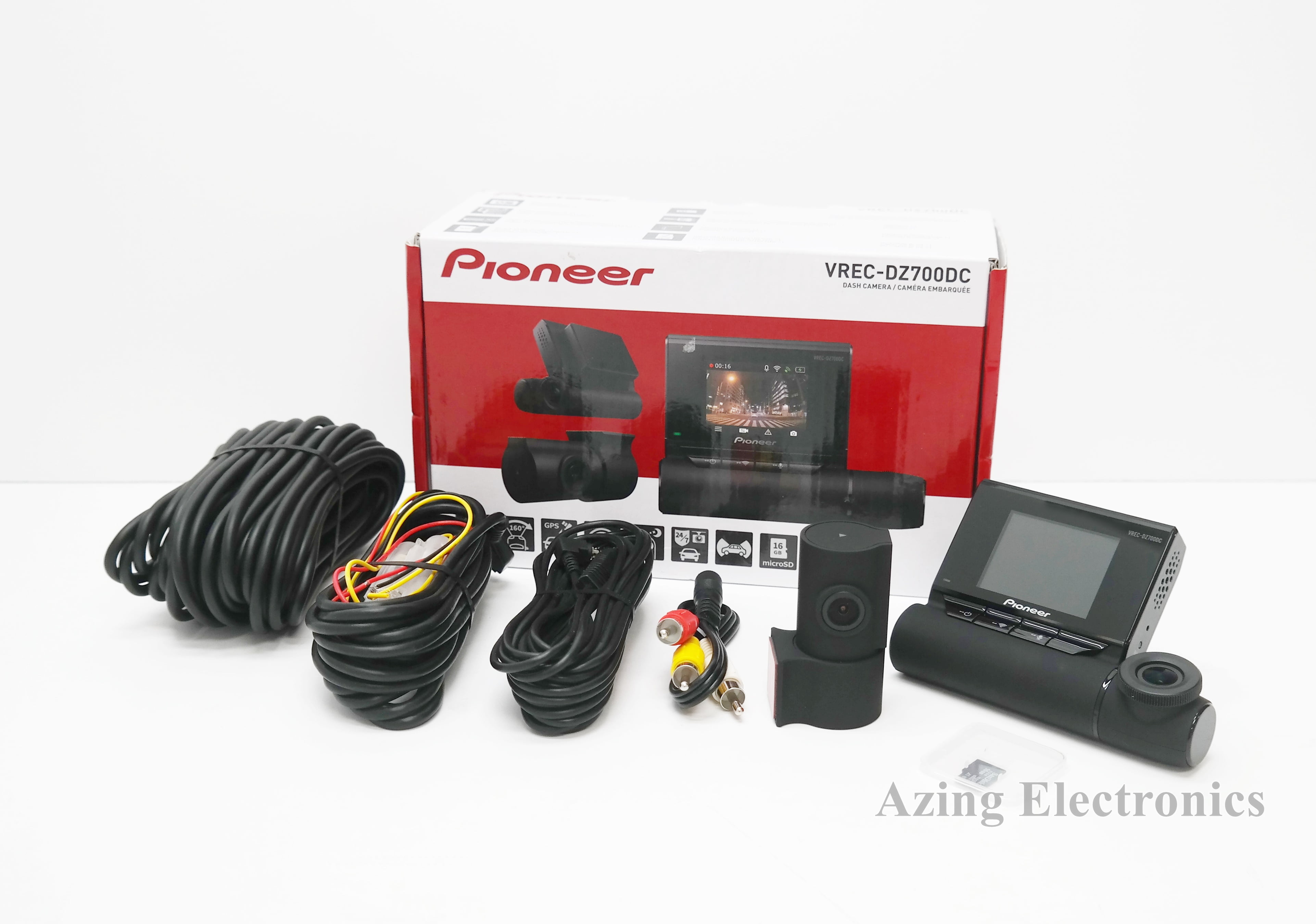 Pioneer VREC-DZ700DC 1080p Front & Rear Dash Camera