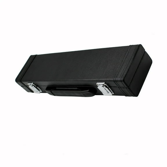 unbranded  16 Hole Flute Leather Case Pool Oboe Wind Instrument Supply Black