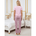 thumbnail image 3 of Pijama De 3 Piezas Mujer Pantalon Short Y Playera A Juego, 3 of 5