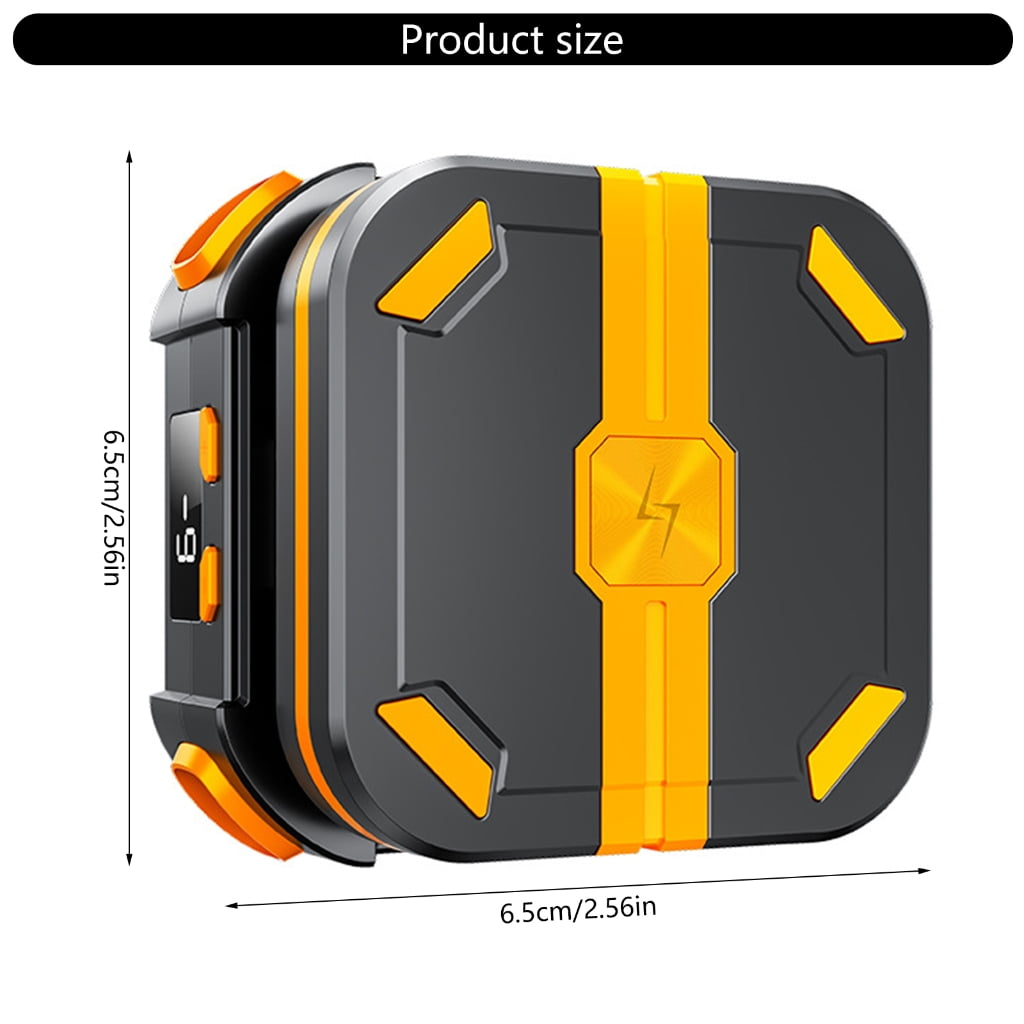 Semiconductor Cooling Phone Coolers with Real Time Temperature Display for 4.5 to 6.7 Inch Smartphones & USB Charging