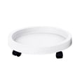thumbnail image 2 of Travelwant Plastic Plant Caddy with Easy Moving Caster Wheels Round Movable Planter Dolly Trolley Tray Pallet Outdoor Indoor Tree Flower Stand Planter, 2 of 2
