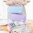 thumbnail image 1 of Visland Stationery Storage Box Multi Layer Pencil Case Student Study Storage Pouch with Handle School Supplies, 1 of 8