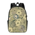 thumbnail image 2 of YFYANG 17" Laptop Backpack, Vintage Yellow Flowers Fashion Travel Work Backpack with USB and Headphone Cable Interface for Men and Women, 2 of 8