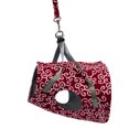thumbnail image 1 of Smilepp Pet Walking Harness Leash Set Escape Proof Adjustable Soft Small Animal Vest Clothes Rope, Red, S, 1 of 9