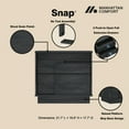 thumbnail image 4 of Horizon Nightstand in Charcoal Grey made from Engineered Wood, 4 of 7