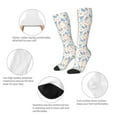 thumbnail image 6 of Lsque Tulips Flowers Printed Crew Socks Men's Women's LightWeight Thin Casual Calf Socks ,Knee High Socks,Cotton Socks, 6 of 9