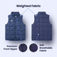thumbnail image 5 of Chaleco Calmante Sereni Navy con Peso Terapéutico XX-Large, 5 of 5