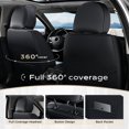 thumbnail image 4 of Fundas de Asiento Coverado D8918 Cuero Nappa Impermeable Universal 2 Piezas Delanteras, 4 of 5