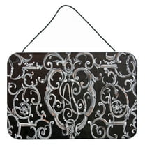 Carolines Treasures 8927DS812 Ironwork Fence Wall or Door Hanging Prints 8x12 multicolor