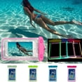 thumbnail image 4 of Injueey Funda impermeable Universal para teléfono móvil, bolsa a prueba de agua para 12 11 Pro Max 8 Plus nuevo Teléfono y Comunicación Azul, 4 of 6