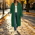 thumbnail image 2 of Ghalytn Women's Long Hooded Zip Up Jacket Fleece Lined Full Zip Long Sleeve Casual Coat with Pockets, 2 of 7