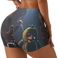 thumbnail image 2 of Saiise Five Nights At Freddy'S Print Workout Shorts for Women Gym Yoga Running Sport Active Exercise Fitness Shorts-Medium, 2 of 8