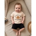 thumbnail image 6 of BemeyourBBs Western Baby Boy Summer Clothes Toddler Baby Boys Cowboy Outfit It's Alright To Be Little Bitty Letters Short Sleeve Cowgirl Hat Print T-Shirt Shorts Set Toddler Baby Boys Summer Outfit, 6 of 9