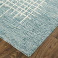 thumbnail image 2 of Feizy Maddox Transitional Abstract, Blue/Green/Ivory, 1'6" x 1'6" Swatch Easy Care Stain Resistant Kid Friendly Casual Design Carpet for Living Dining Bed Room, 2 of 8