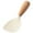 White, variant on Lusxy Silicone Rice Spoon, Nonstick Rice Spatula Heat Resistant, Serving Spoon Scoop Reusable Rice Spoon,Wood Tablespoon Handle for Soup, Salads, Mashed Potato Warehouse Clearance!