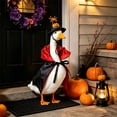 thumbnail image 6 of Gqtwoy Halloween Porch Bird Outfit Set, Funny Decorative Bird Clothing, Holiday Party Decoration, Outdoor Yard Garden Decor, Unique Porch Statue Accessory, 6 of 6