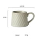 thumbnail image 2 of Taza de cerámica de gran capacidad con estampado de lunares blancos, estilo retro, estilo latte, estilo europeo, hecha a mano., 2 of 6