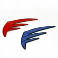 thumbnail image 2 of 3D Rubber Side Tank Pad Protector Gas Fit For Kawasaki ZX 6R 10R Z1000 Z750 Blue, 2 of 5