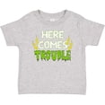 thumbnail image 3 of Inktastic Here Comes Trouble Boys or Girls Baby T-Shirt, 3 of 5