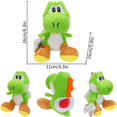thumbnail image 3 of Kawaii Mario Luiji Goomba Kamek Yoshi Soft Plush Toys Cute Toad Princess Peach Daisy Rosalina Toadette Pauline Peluche Doll, 3 of 5