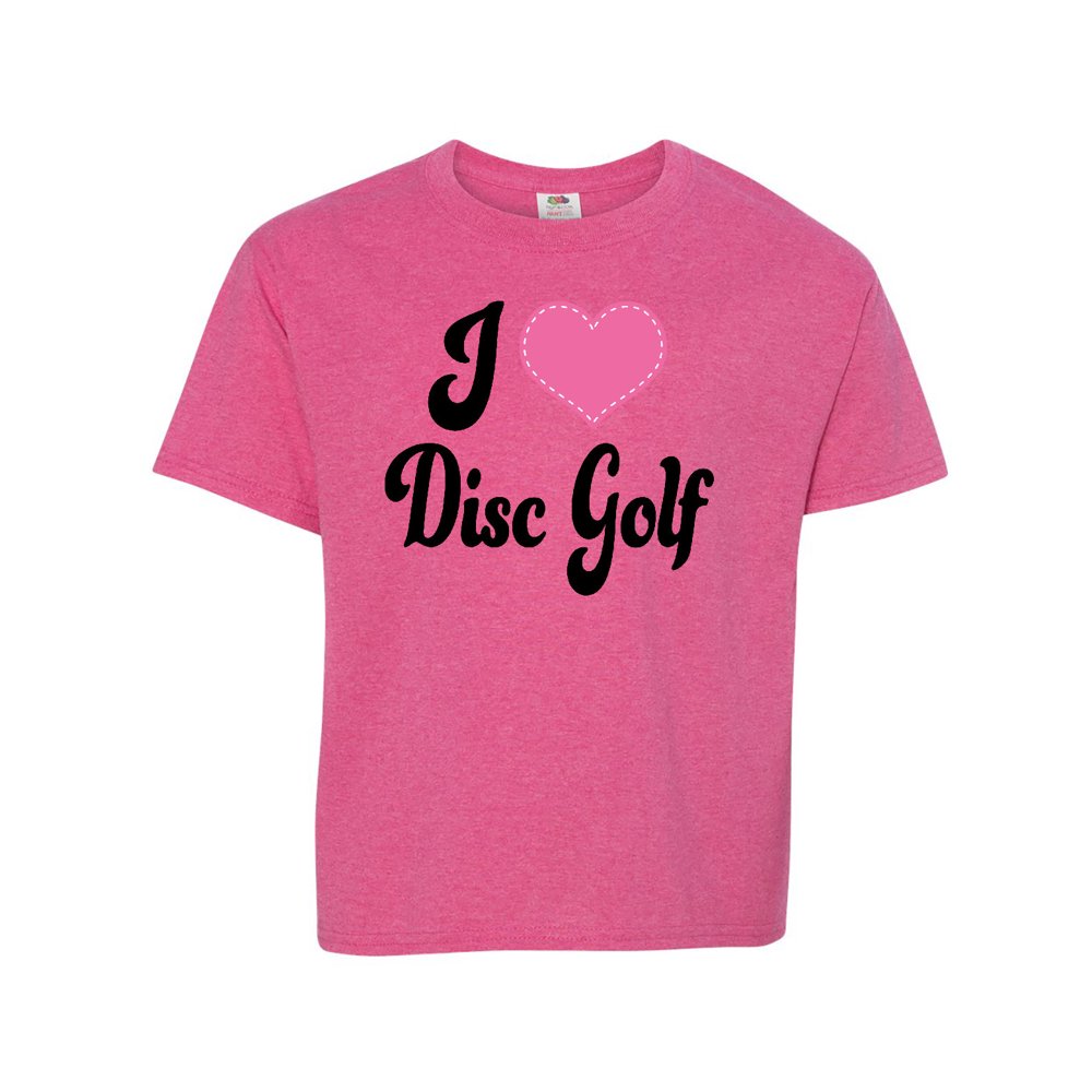 I Love Disc Golf Youth TShirt