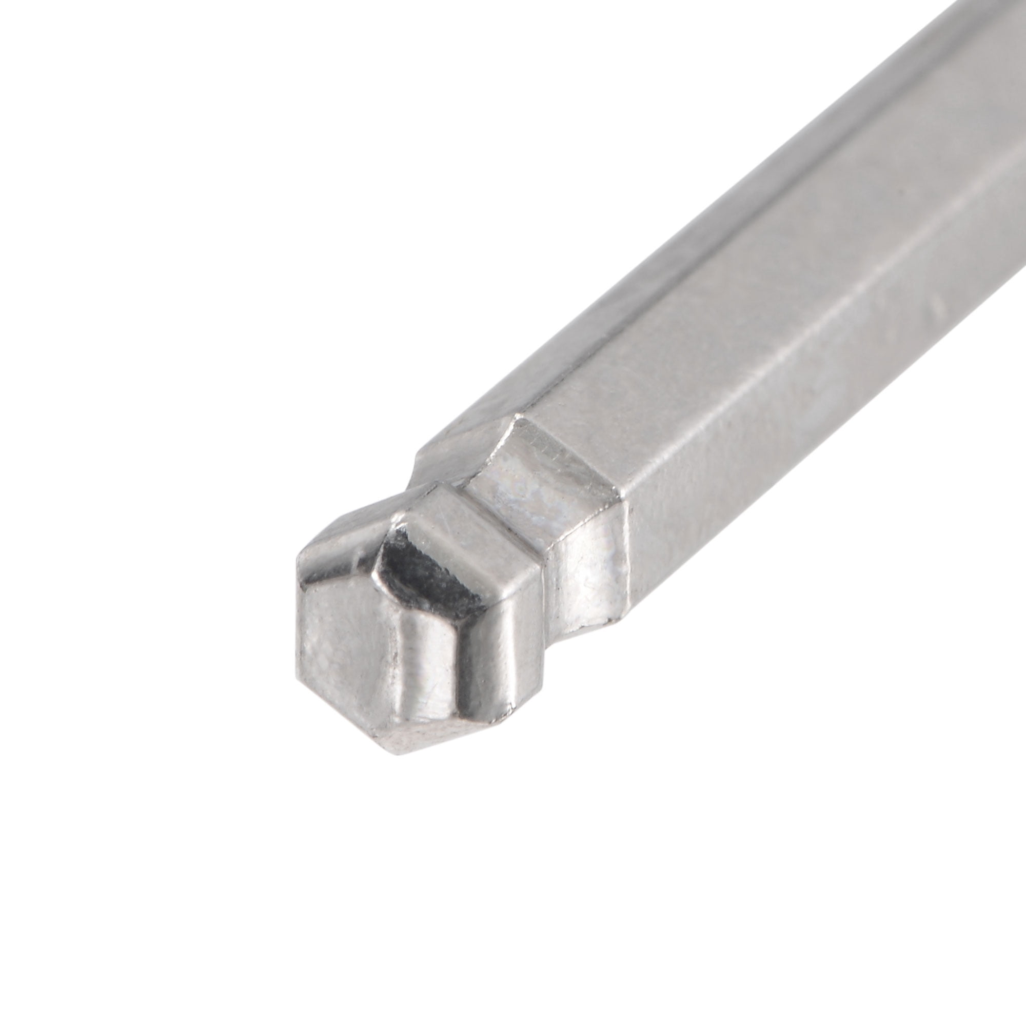 Unique Bargains Ball End Hex Key Wrench L Shaped Long Arm CR-V Silver 5/32"