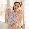 thumbnail image 4 of Jouet en Peluche Lapin Poupée de Pâques pour Enfants Bleu 35cm, 4 of 9