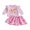 Pink, variant on Toddler Baby Girl Fall Outfit 3 6 9 12 18 24 Months 2T 3T Letter Embroidery Long Sleeve Crew Neck Pullover with Bow Pattern Mesh Skirt Clothing Set