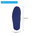 thumbnail image 2 of Uxcell Shoe Covers, 5 Pairs Reusable Non Slip Shoe Protector Covers for Indoors, Navy Blue, 2 of 6