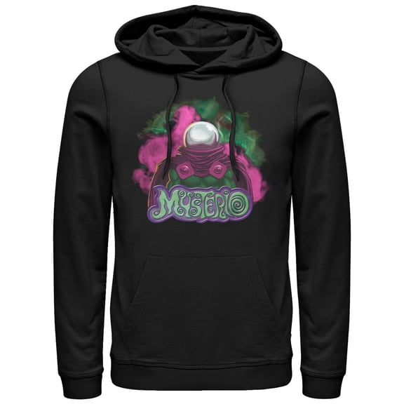 Men's Marvel Mysterio  Pull Over Hoodie Black 2X Large