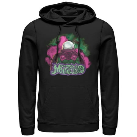 Men's Marvel Mysterio Pull Over Hoodie Black 2X Large
