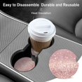 thumbnail image 4 of Posavasos De Cerámica Absorbentes Con Purpurina Rosa Para Coche, Bonitos Y Femeninos, Con Muesca De Dedo Para Mujeres Y Hombres, 2.56 Pulgadas (2 Piezas), 4 of 4