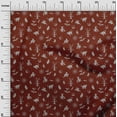 thumbnail image 3 of oneOone Georgette Viscose Maroon Fabric Halloween Fabric For Sewing Printed Craft Fabric By The Yard 42 Inch Wide, 3 of 4