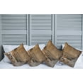 thumbnail image 2 of Ambesonne Travel Throw Pillow Cover 4 Pack, Old Narrow Street Town, 16", Sand Brown, 2 of 7