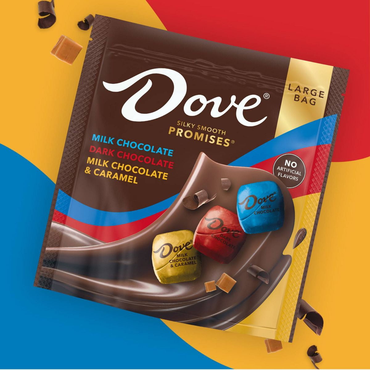 Pack of 2 - Dove Promises Chocolate Candy Variety Valentines Day Large Bag 14.08 oz Packaging May Vary