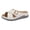 1White, variant on Women's Fashion Orthotic Slides Lightweight Athletic Thick Cushion Slippers with Arch Support