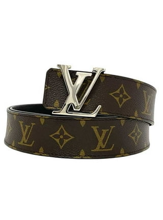 Limited Edition LV initials Reversible 40mm Belt in Damier Graphite Giant White