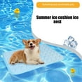thumbnail image 5 of Dogs Self Cooling Mat Pet Cool Pads Blanket Summer Hot Weather Sleeping Kennel Mat,Washable Ice Silk Sleep Mat Pad Non-Toxic Breathable for Large Dogs Cats No Water, 5 of 8