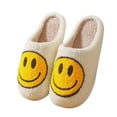 thumbnail image 5 of Zapatillas de algodón para hombre y mujer, pantuflas de felpa para interiores, antideslizantes, cálidas, smiley, Otoño e Invierno, 5 of 5