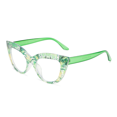 thumbnail image 3 of Fashion Colorful Cat Eye Anti Blue Light Glasses Men Women Optical Glasses Frame Trendy Blue Light Blocking Computer Glasses, 3 of 4