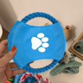 thumbnail image 4 of 2PCS Cotton Dog Disc Fun Anti-biting Interactive Puppy Chew Disc Dog Flying Disc, 4 of 10