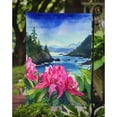 thumbnail image 3 of Washington Coast Rhododendrons in Watercolor Garden Flag 11.25 in x 15.5 in, 3 of 5