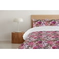 thumbnail image 4 of Ambesonne Floral Aquarelle Down Alternative Quilt Comforter, Art Romance Floral, Full, Pastel Pink Pale Pink, 4 of 5