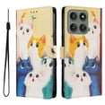 thumbnail image 1 of FOXDOCK Funda Tipo Cartera para Motorola Edge 60 Pro con Soporte y Correa – Diseño de Patrones Lindos, 1 of 6