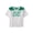 Island Green, variant on Boys Varsity Short Sleeve Quick Dry Mesh Top, Sizes XS-XXL