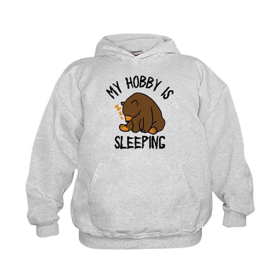 CafePress - My Hobby Is Sleeping Chill Grizzly Bear Sweatshirt - Kids Hooded Sweatshirt, Classic Hoodie
