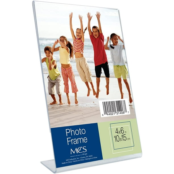 MCS 4x6 Bent Acrylic Picture Frame Vertical (31406)