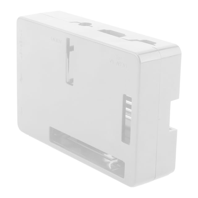 Raspberry Pi 3B/3B+ ABS Hard Protective Case with CPU Cooling Fan Mount, Wall-Mountable Design, Easy Install/Disassemble, White C-Type SBC Enclosure with Screws & Accessories for Enhanced Heat