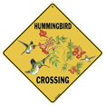 thumbnail image 2 of CROSSWALKS Hummingbird Crossing 12" X 12" Aluminum Sign (X25), 2 of 4